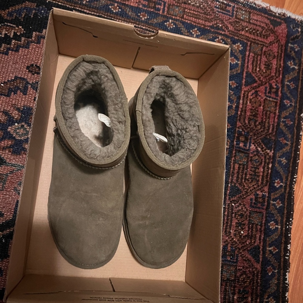 UGG Classic Mini II Olive Boots